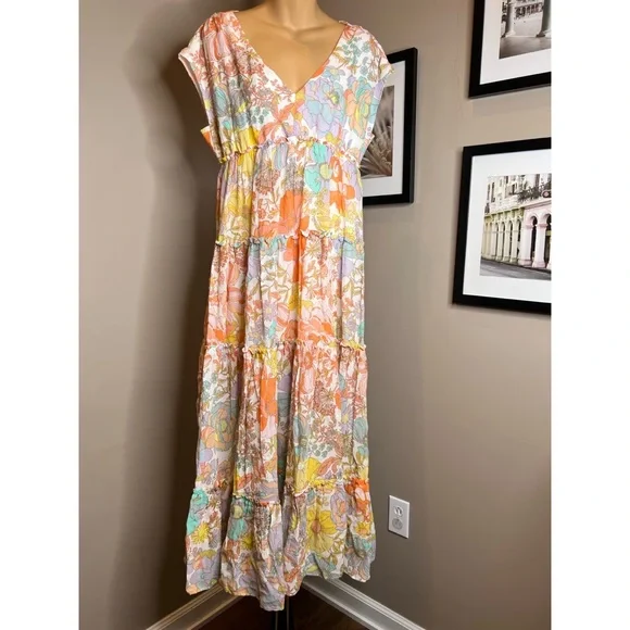 Anthropologie Ethereal Floral Maxi Dress - Picture 4 of 6